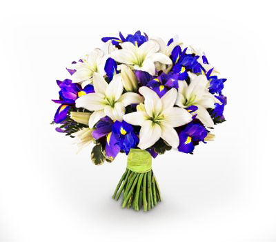 Bouquet de Lisianthus y Lilium