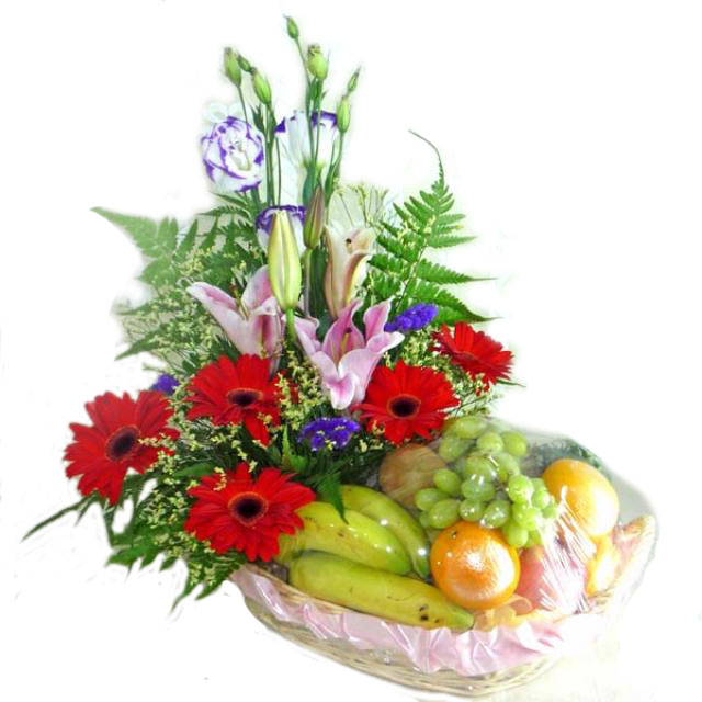  Cesta Frutas y Flores