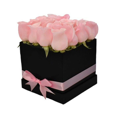 Caja Rectangular con 09 Rosas