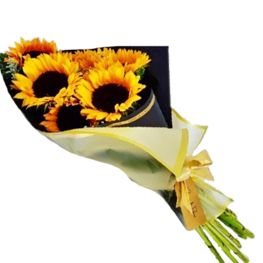 Ramo con 05 Girasoles