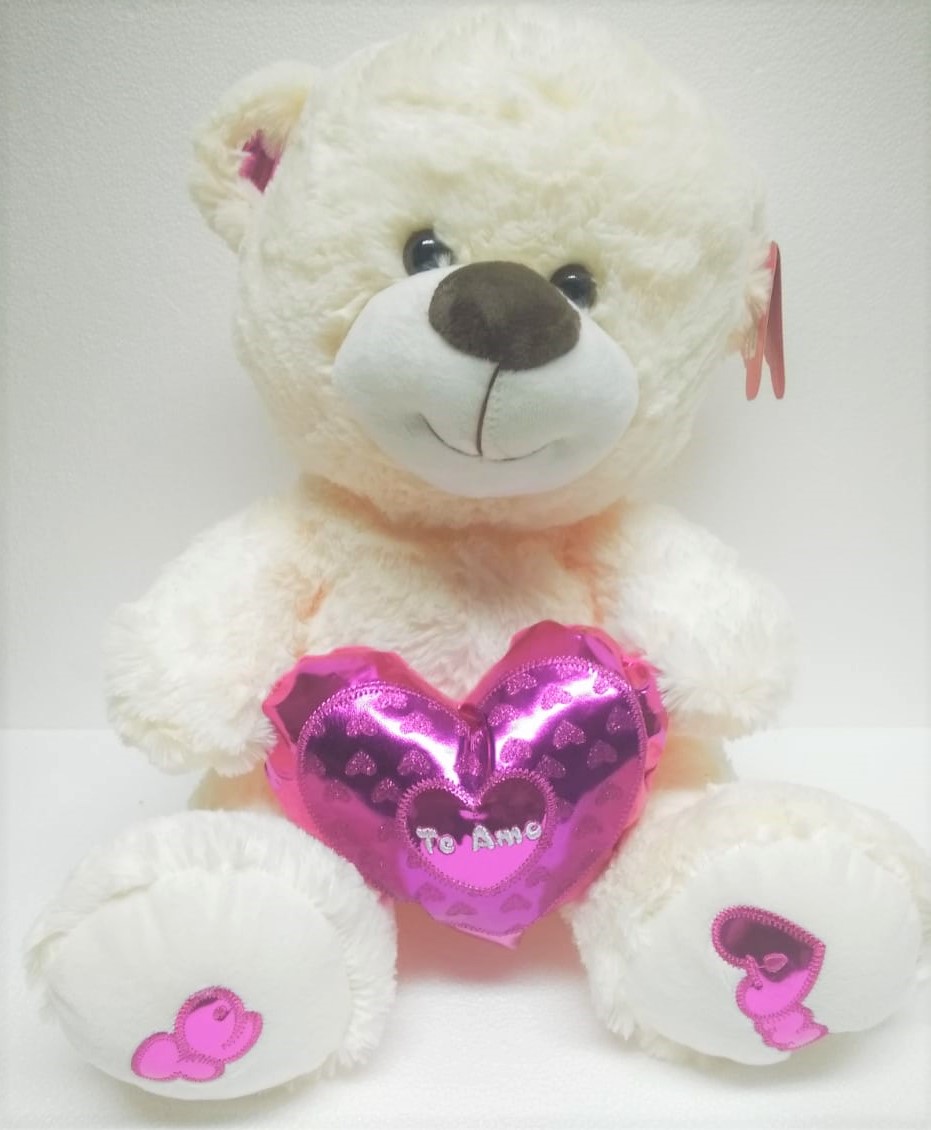 Oso de Peluche con Corazn (45cm)