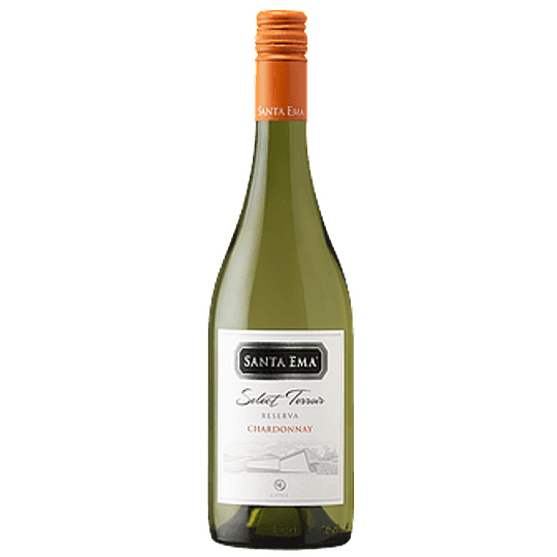 Vino Chardonnay Santa Ema Botella 750 cc