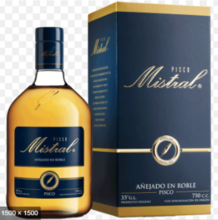 Pisco Mistral 750cc